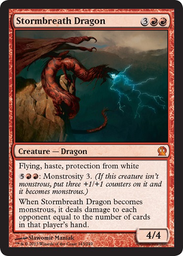 Stormbreath Dragon Card Art